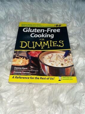 Gluten-Free Cooking For Dummies Danna Korn Connie Sarros Paperback Cookbook